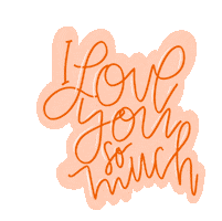 I Love You Hearts Sticker