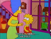 marge simpson pizza guy GIF