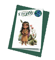Native Americans Earth Day Sticker