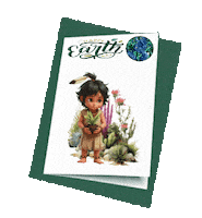 Native Americans Earth Day Sticker