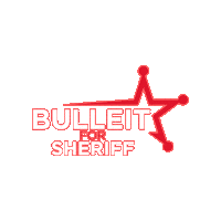 BulleitforSheriff bulleit 4 sheriff bulleit4sheriff bulleit for sheriff bulleitforsheriff Sticker