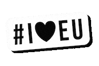 iloveeu_shop white europe hashtag eu Sticker