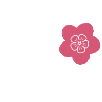 Pink Flower Sticker by Imbarro Home & Fashion