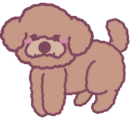 Sleepy Dog Sticker