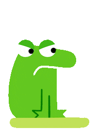Angry Frog Sticker by Film Bilder