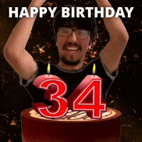 Happy 34th Birthday