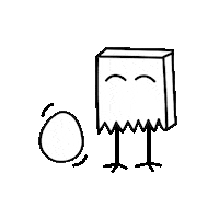 Tamagoshi_egg happy food jump mexico Sticker