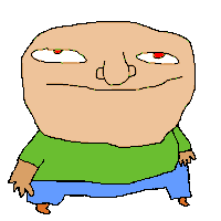 Head Cube Sticker by TRIPLEBUMMER