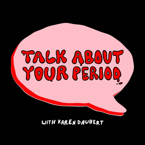 talkaboutyourperiod giphygifmaker period menstruation periods GIF