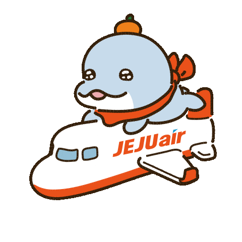 Airplane Sticker by JEJU AIR