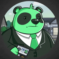 Fbi Agent Panda GIF by SuperVerse