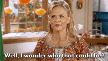 who that could be wonder GIF by truTV’s At Home with Amy Sedaris