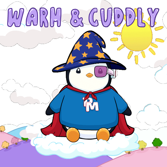 Relax Relaxing Sticker by Pudgy Penguins