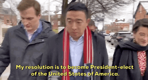 Andrew Yang New Years Resolution GIF