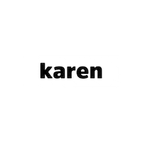 Karen Sticker by Tread Tabata Bend