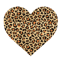 Heart Sticker by Leopardprints photography