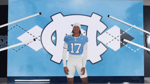 University Of North Carolina Football GIF by UNC Tar Heels