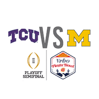 Tcu Football Michigan Sticker by TCU Alumni