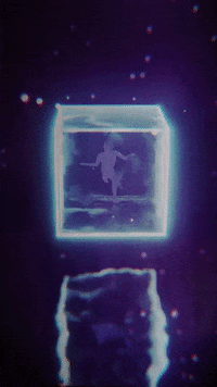 walkerdunnvisuals man cube walkerdunnvisuals GIF