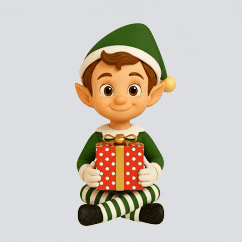 elfwatch giphyupload xmas surprise gift GIF