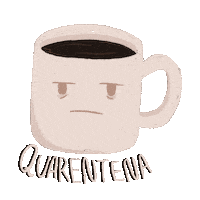Sad Coffee Sticker