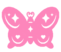 Fly Pink Butterfly Sticker by Bel Diniz