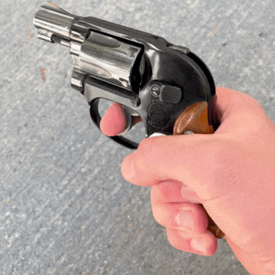 Smith and Wesson model 38 double action revolver