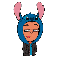 Cartoon Stitch Sticker