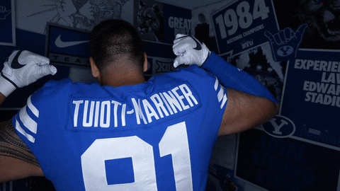 Byu Football GIF by BYU Cougars