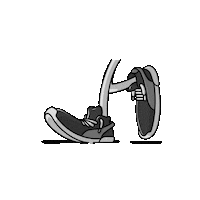 Sneaker Running Sticker