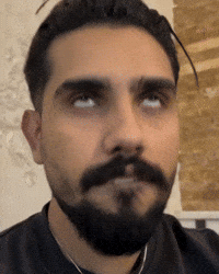 Lip Bite Reaction Meme GIF