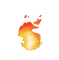 MikeWirthArt fire flame wirth mikewirth Sticker