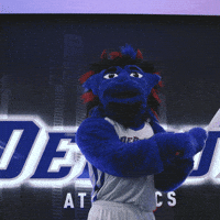 DePaulBlueDemons flags depaul dibs depaulathletics GIF