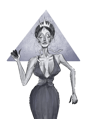 artoftylerpessel magic creepy energy dark Sticker