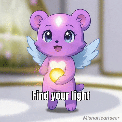 Peace Glow GIF by MishaHeartseer