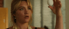 Florence Pugh Egg Crack GIF by Don't Worry Darling
