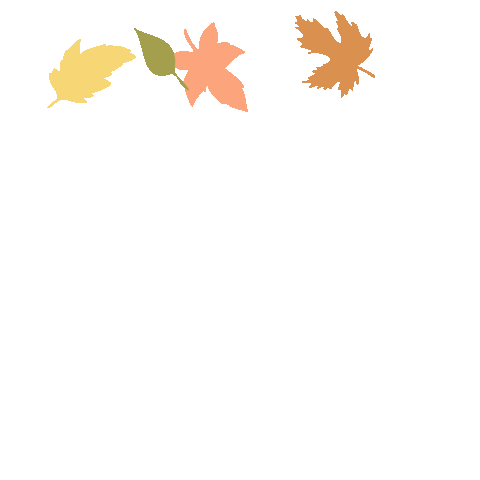 Falling Leaves Autumn Sticker by TMinspired