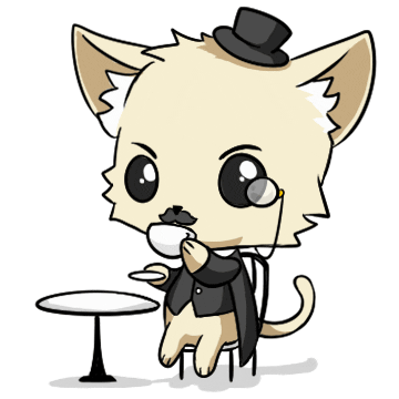 cat gusta STICKER