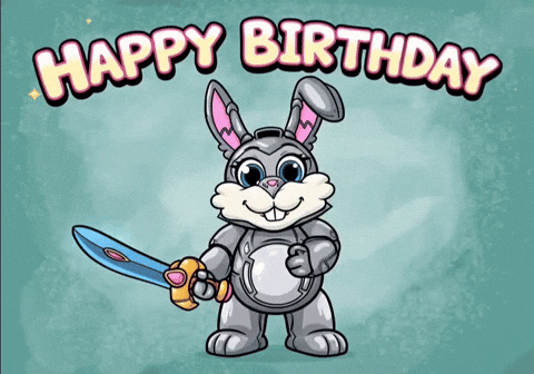 Happy Birthday GIF by Robotic Rabbit Syndicate