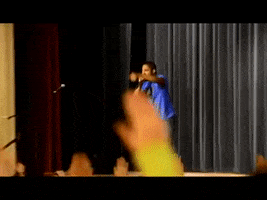 itsdewayne concert stage mc hands in the air GIF