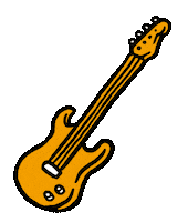 Beer Guitar Sticker by isthmusmadison