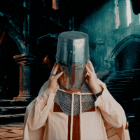 Knights Templar Helmet GIF by Vinnie Camilleri
