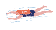 swim dizzyswim Sticker by Communion Music