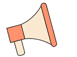 Tomorrow Megaphone Sticker by we_are_tomorrow