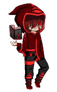 Lunime anime red games life Sticker