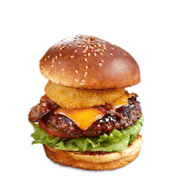 Burger Sticker by Hofs_Hut