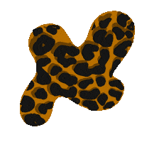 leopard print pattern Sticker by 1900BADDEST