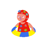 Summer Kids Sticker