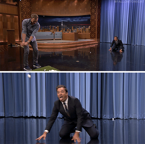 Golfing Jimmy Fallon GIF by The Tonight Show Starring Jimmy Fallon