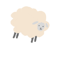 naturesupplyco nature sheep cotton sheeps Sticker